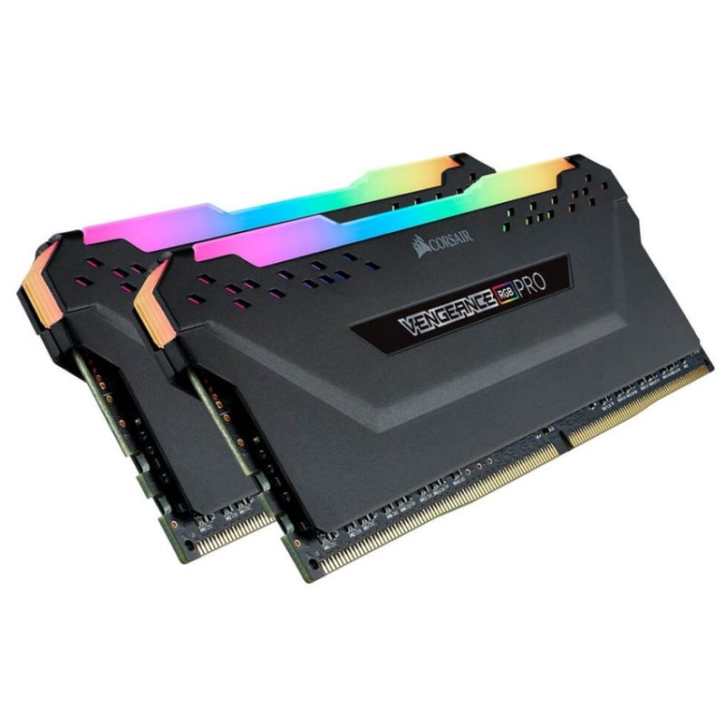 Corsair 32 Gb (2x16 Gb) DDR4 3200 Vengeance RGB Pro C16 Black imagen 3