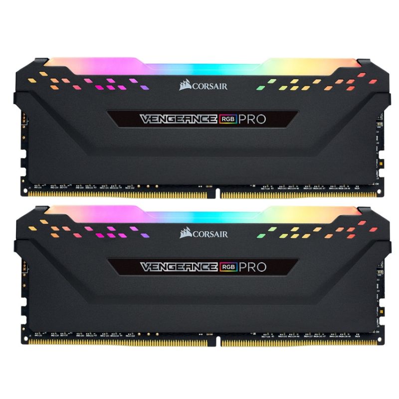 Corsair 32 Gb (2x16 Gb) DDR4 3200 Vengeance RGB Pro C16 Black imagen 4