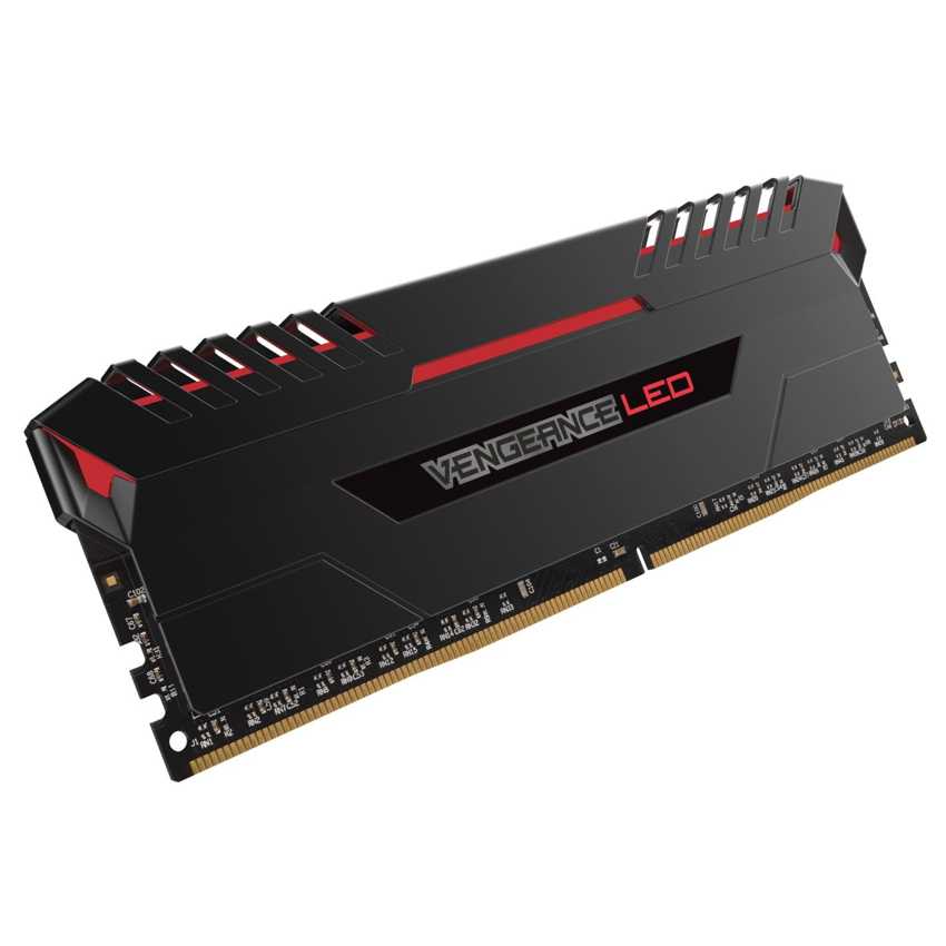 Corsair 32 Gb (4x8Gb) DDR4 3400 Vengeance Led Red imagen 3