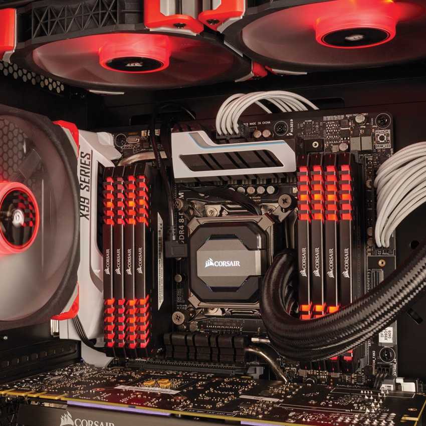 Corsair 32 Gb (4x8Gb) DDR4 3400 Vengeance Led Red imagen 5