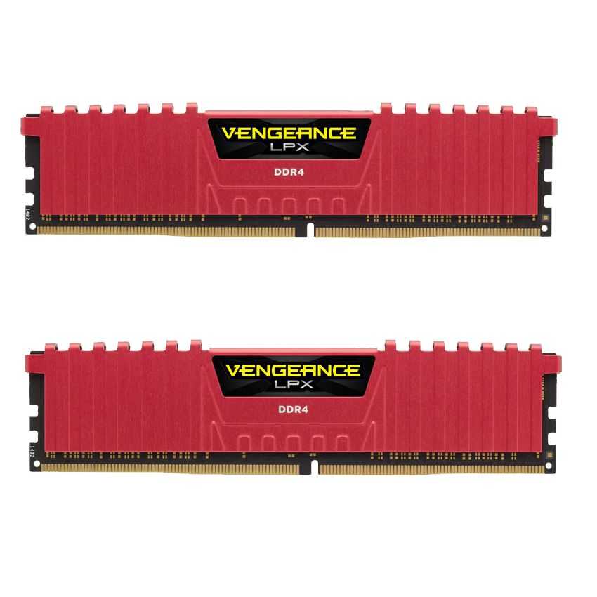 Corsair 8 Gb. (2x4Gb) DDR4 3200 Vengeance LPX Red imagen 2