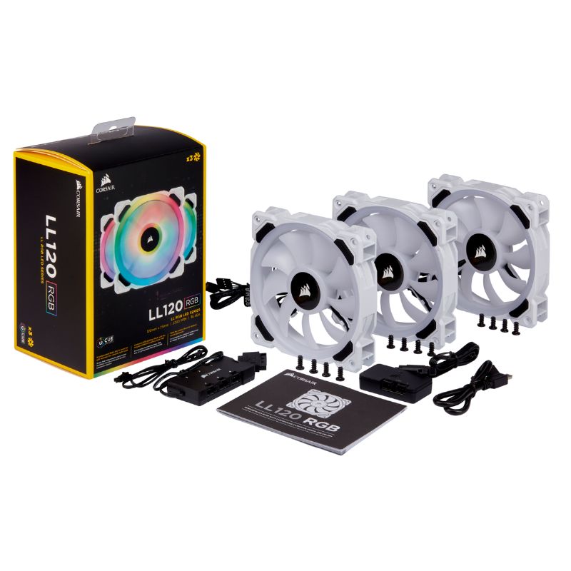 Corsair LL120 RGB Dual Bloque Luz Pack 3 Ventiladores imagen 5
