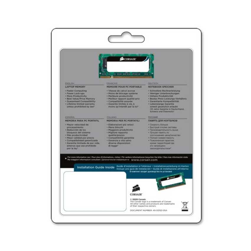 Corsair Sodimm 4 Gb DDR2 800 imagen 4