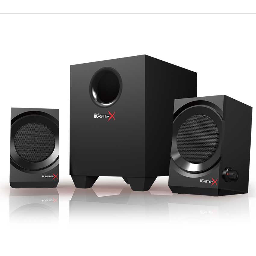 Creative 2.1 Sound BlasterX S3 46 Wattios Negro
