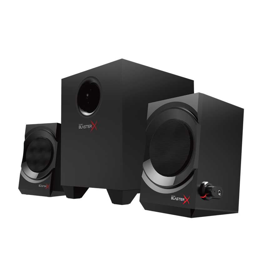 Creative 2.1 Sound BlasterX S3 46 Wattios Negro imagen 2