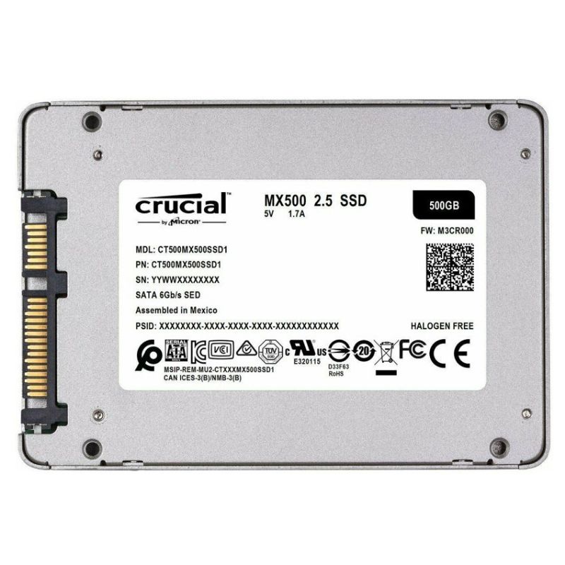 Crucial MX500 500 GB SSD imagen 3