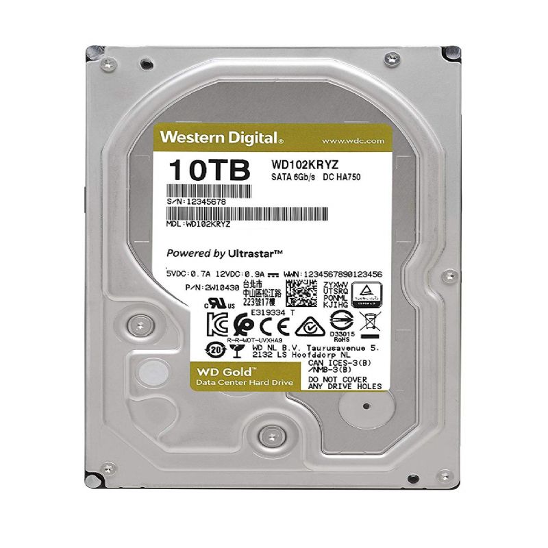 DISCO DURO HD ENTERPRISE 10TB GOLD WD   imagen 2