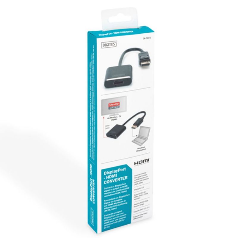Digitus DA-70472 Conversor de DisplayPort a HDMI 4K imagen 5