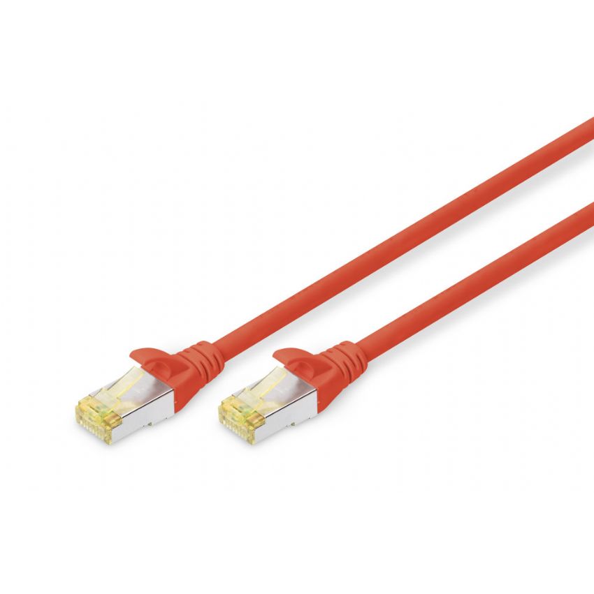 Digitus DK-1644-A-050/R Cable de Red S/FTP Cat 6A 5m Rojo