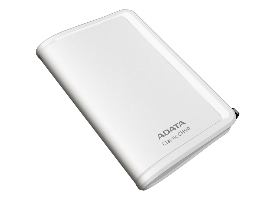 Disco Duro Externo A-DATA Blanco Ultra Slim CH94 Portable 640GB