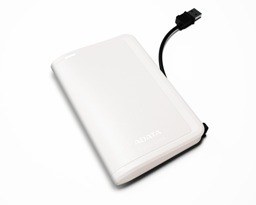 Disco Duro Externo A-DATA Blanco Ultra Slim CH94 Portable 640GB imagen 2