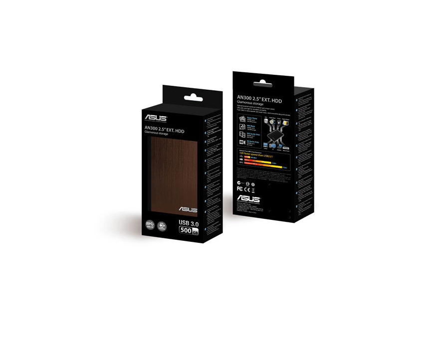 Disco Duro Externo ASUS AN300 500 Gb. 2.5" USB 3.0 Marron imagen 5