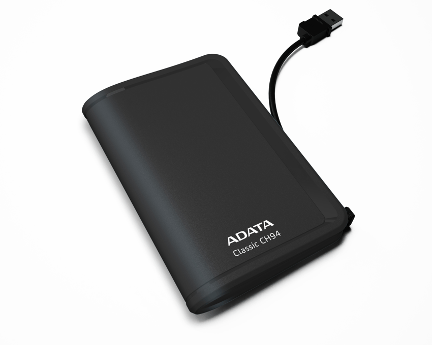 Disco Duro Externo Negro A-DATA Ultra Slim CH94 Portable 640GB imagen 2