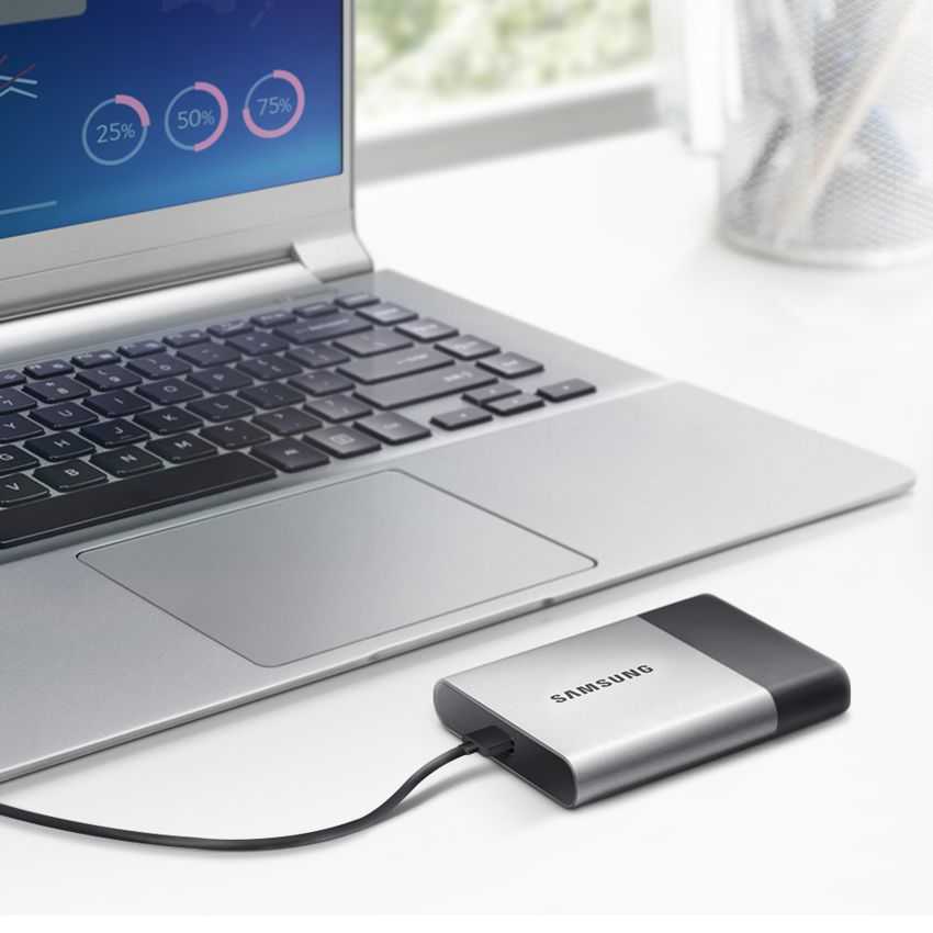 Disco Duro Externo Samsung T3 SSD Solido 1TB USB 3.1 MU-PT1T0B/EU imagen 3