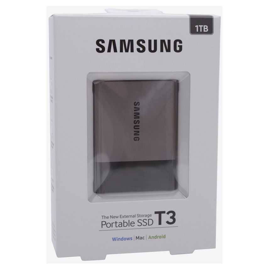 Disco Duro Externo Samsung T3 SSD Solido 1TB USB 3.1 MU-PT1T0B/EU imagen 4