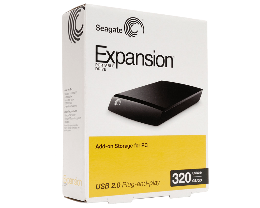 Disco Duro Externo Seagate 2.5" Expansion 320GB USB 2.0 Negro
