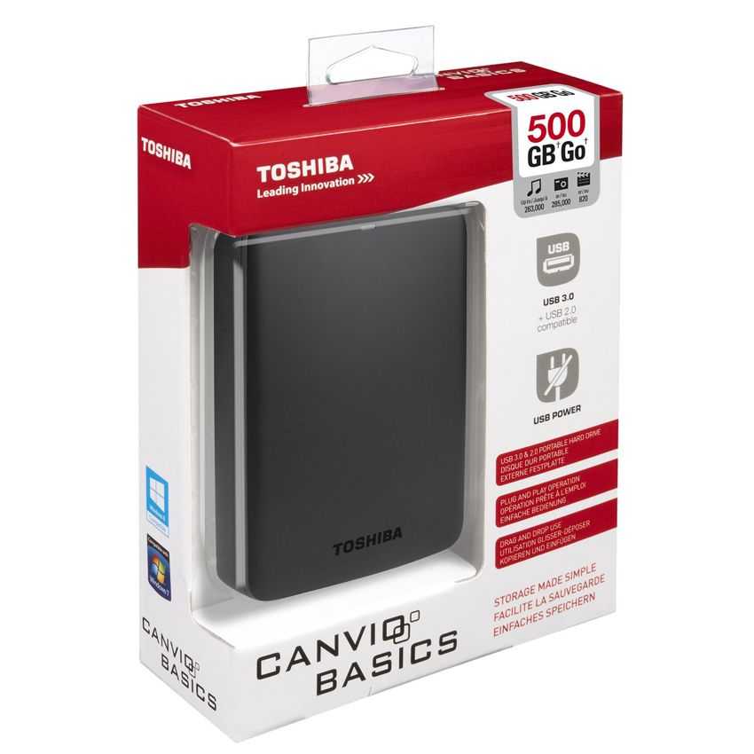 Disco Duro Externo TOSHIBA Store Canvio 500Gb. 2.5" USB 3.0 Negro HDTB305EK3AA imagen 4