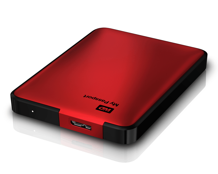 Disco Duro Externo Western Digital 1 Tb. My Passport 2.5" USB 3.0 Rojo imagen 2