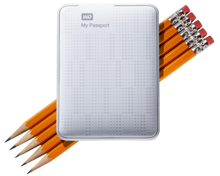 Disco Duro Externo Western Digital 500 Gb. My Passport 2.5" USB 3.0 Blanco imagen 3