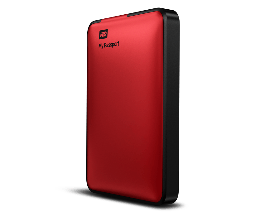 Disco Duro Externo Western Digital 500 Gb. My Passport 2.5" USB 3.0 Rojo imagen 2