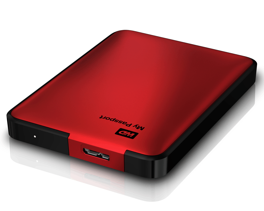 Disco Duro Externo Western Digital 500 Gb. My Passport 2.5" USB 3.0 Rojo imagen 3