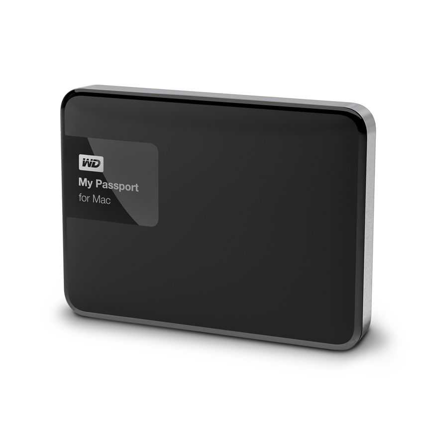 Disco Duro Externo Western Digital My Passport MAC 1 Tb 2.5" USB 3.0 Negro imagen 2