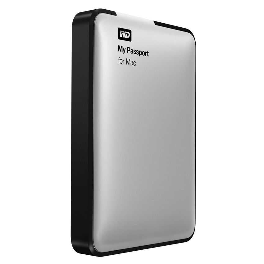 Disco Duro Externo Western Digital My Passport Mac 1 Tb 2.5" USB 3.0 Blanco imagen 2