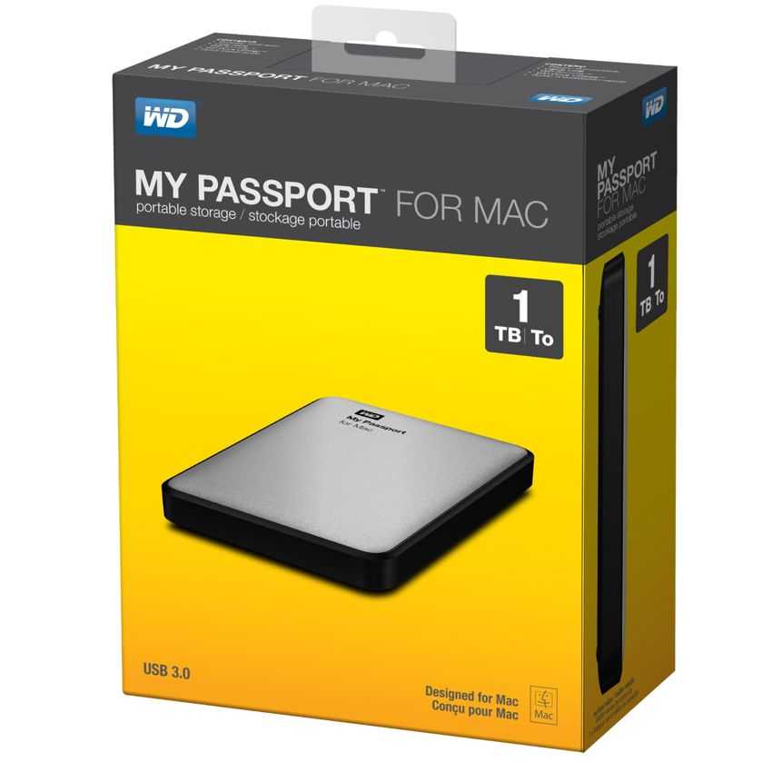 Disco Duro Externo Western Digital My Passport Mac 1 Tb 2.5" USB 3.0 Blanco imagen 5