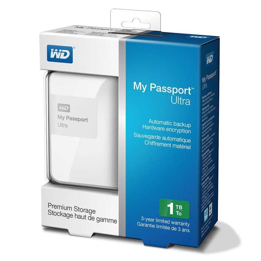 Disco Duro Externo Western Digital My Passport Ultra New 1 Tb 2.5" USB 3.0 Blanco imagen 5