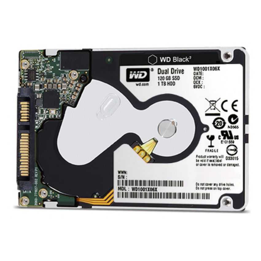 Disco Duro Hibrido Western Digital 2.5" 1 TB + 120GB SSD BLACK2 WD1001X06XDTL imagen 5