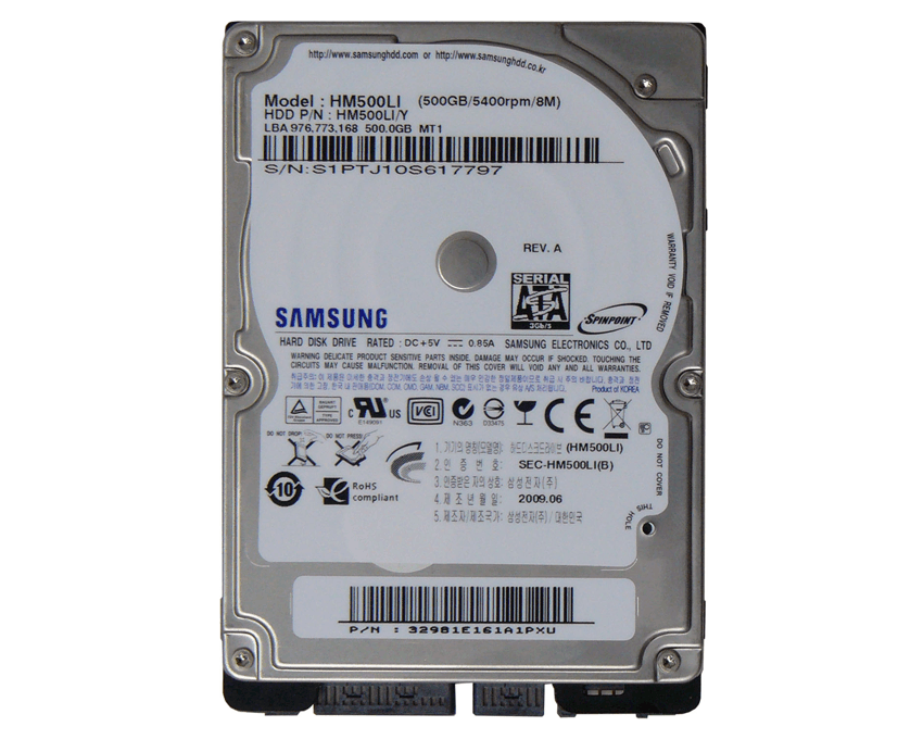 Disco Duro Samsung 2.5" 500 Gb. SATA 2 imagen 2