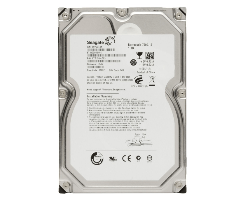 Disco Duro Seagate 3.5" 1TB SATA ST31000524AS