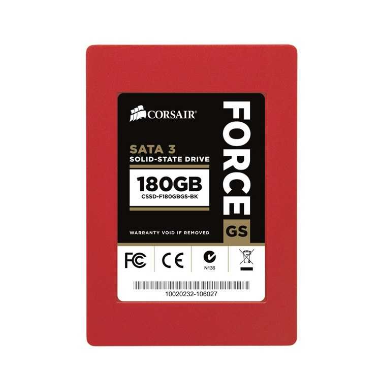 Disco Duro Solido CORSAIR 180 Gb. SATA 3 2.5" Force GS Series