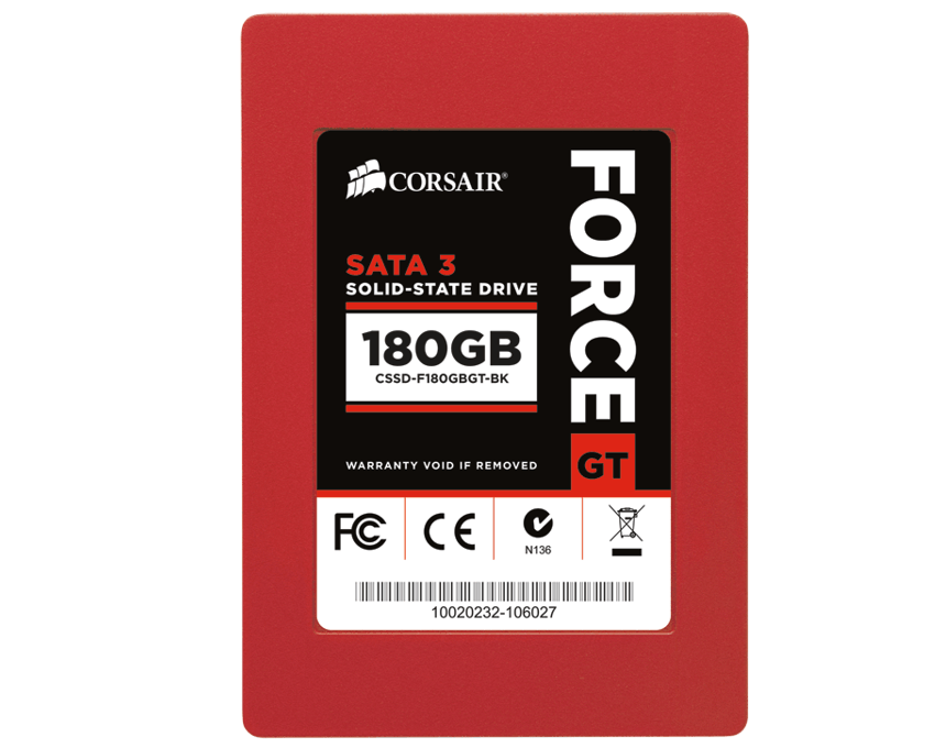 Disco Duro Solido Corsair 180 Gb. 2.5" SATA3 GT Desktop Series imagen 2