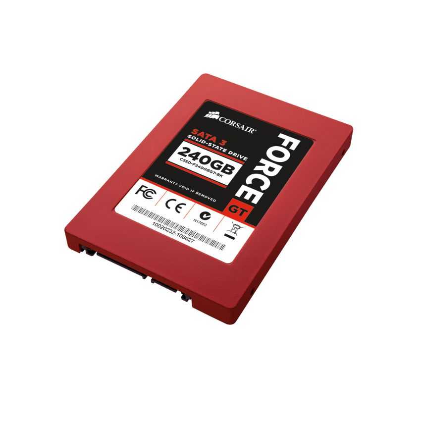Disco Duro Solido Corsair Force GT 240GB 2.5" SATA3 Desktop KIT CSSD-F240GBGT-BK
