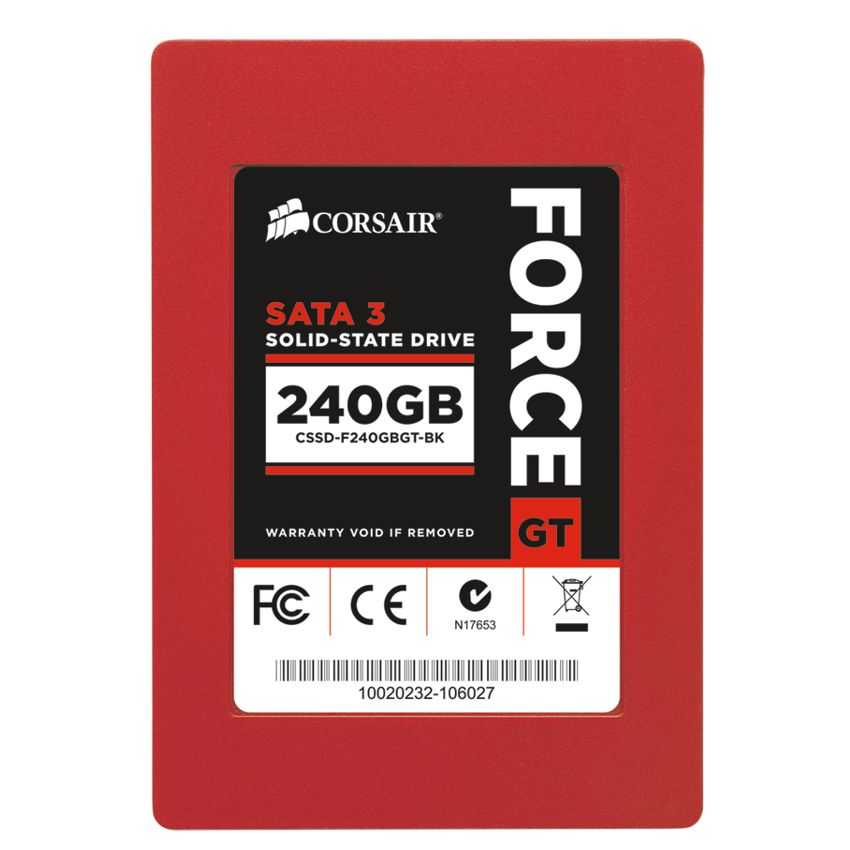 Disco Duro Solido Corsair Force GT 240GB 2.5" SATA3 Desktop KIT CSSD-F240GBGT-BK imagen 2