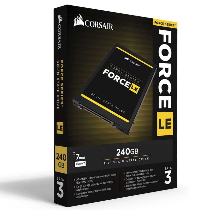 Disco Duro Solido Corsair Force LE 240GB 2.5" SATA3 CSSD-F240GBLEB imagen 4
