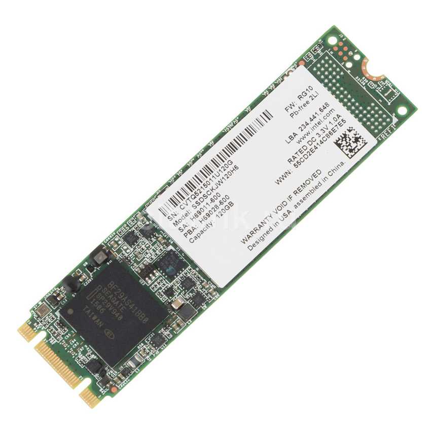 Disco Duro Solido INTEL 540S 1TB M.2 SSDSCKKW010X6X1