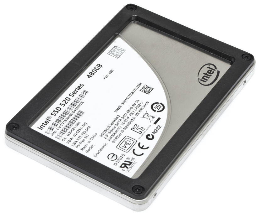 Disco Duro Solido Intel 520Series MLC 480GB 2.5 Sata3 25nm OEM Pack