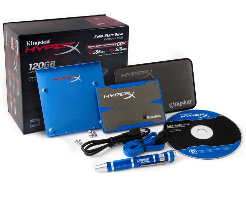 Disco Duro Solido Kingston 120GB HyperX 3K SATA3 2.5" + Kit Actualizacion imagen 5