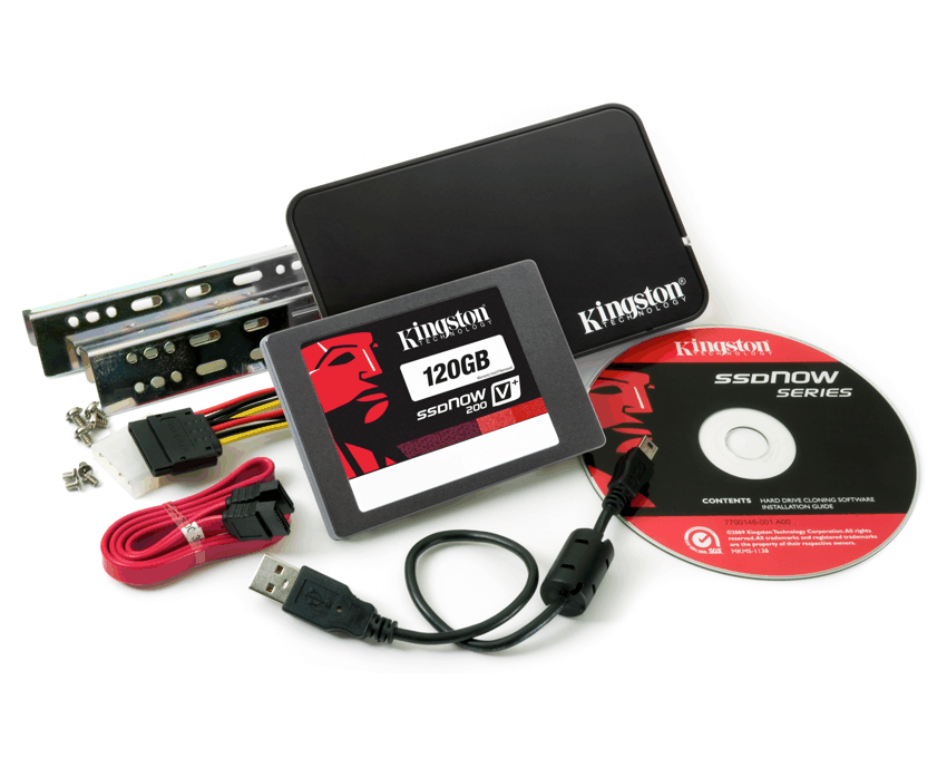 Disco Duro Solido Kingston SSD 120GB SSDNow V+200 SATA3 2.5" Bundle imagen 3