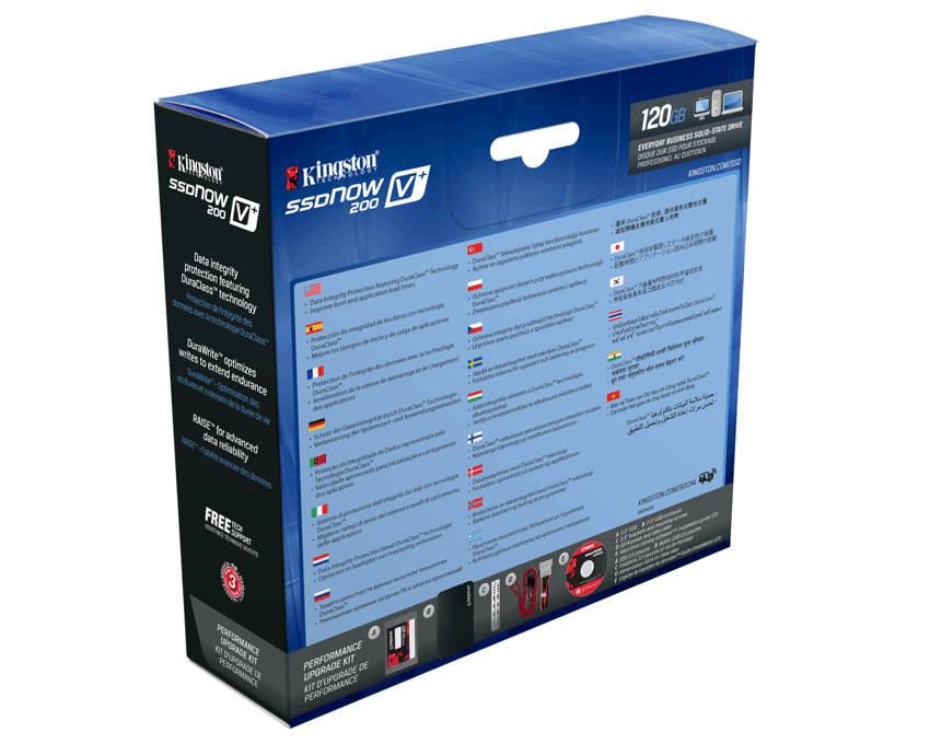 Disco Duro Solido Kingston SSD 120GB SSDNow V+200 SATA3 2.5" Bundle imagen 5
