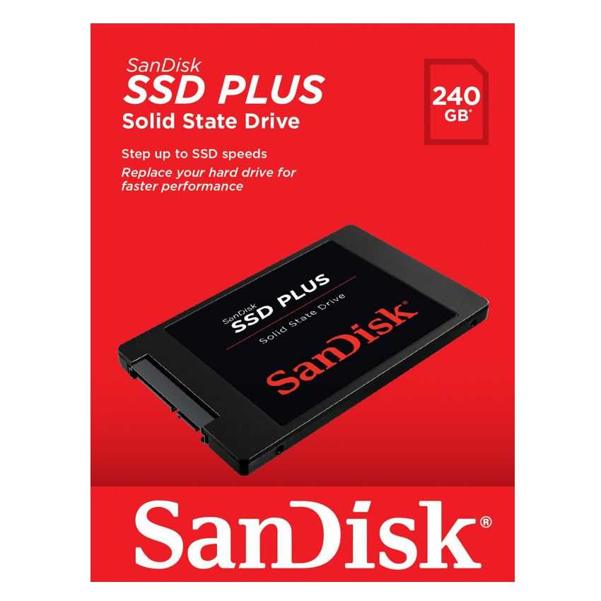 Disco Duro Solido SANDISK 240GB 2.5" SSD PLUS SATA3 SDSSDA-240G-G26 imagen 2