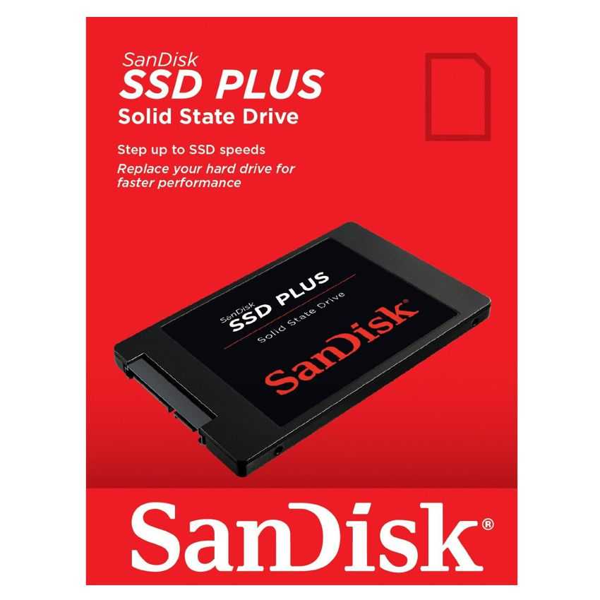Disco Duro Solido SANDISK 480GB 2.5" SSD PLUS SATA3 SDSSDA-480G-G25 imagen 3