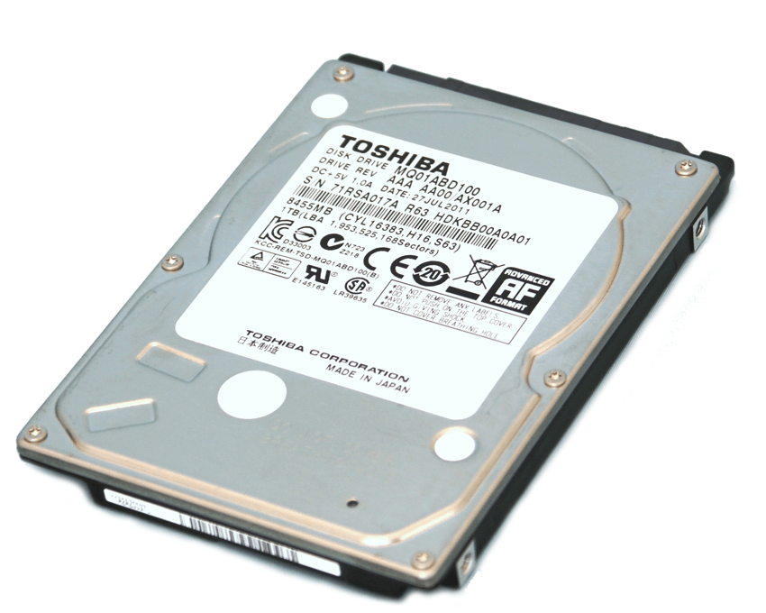 Disco Duro Toshiba 2.5" 1 TB. SATA MQ01ABD100