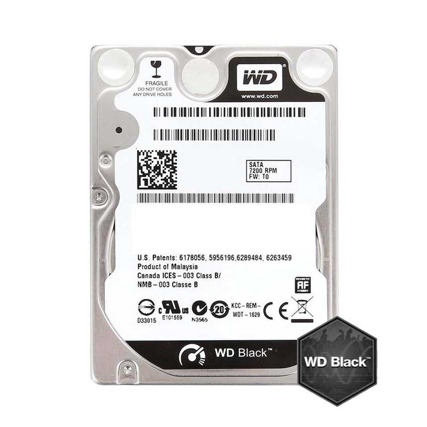Disco Duro Western Digital 2.5" 1TB SATA Black WD10JPLX imagen 2
