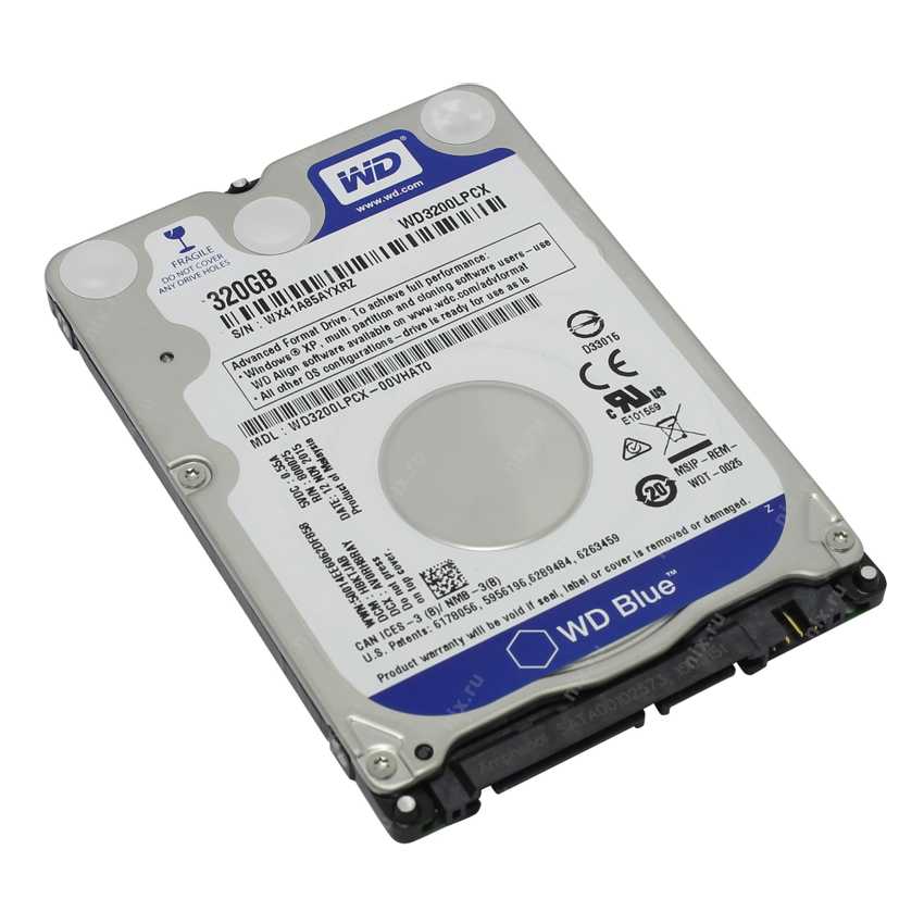 Disco Duro Western Digital 2.5" 320 GB SATA Blue WD3200LPCX