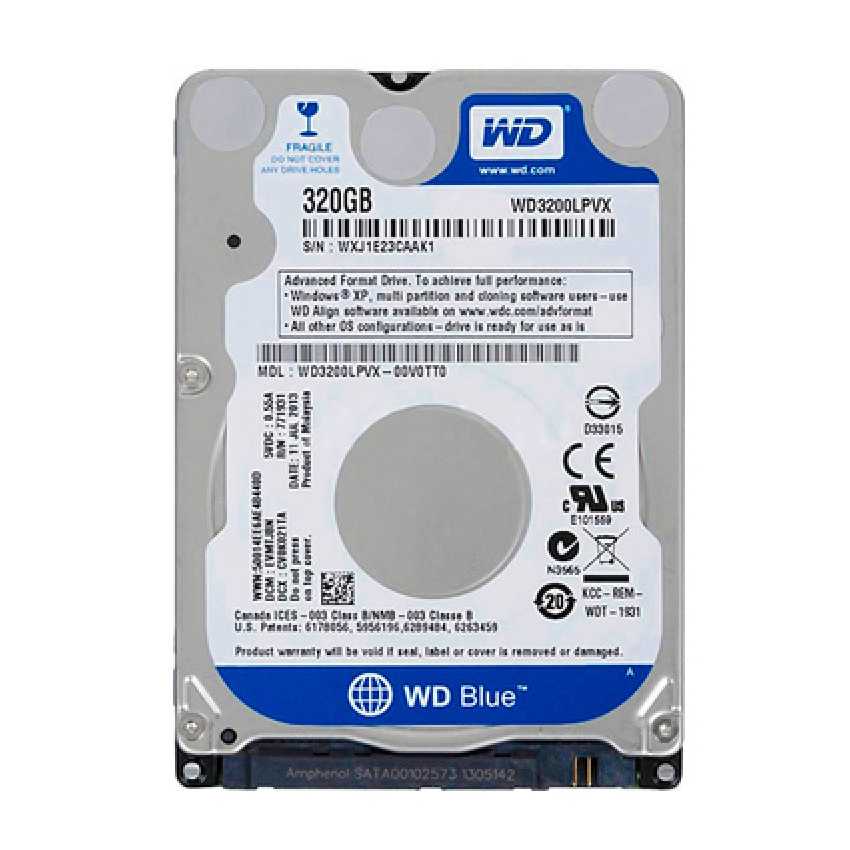 Disco Duro Western Digital 2.5" 320 GB SATA Blue WD3200LPCX imagen 2