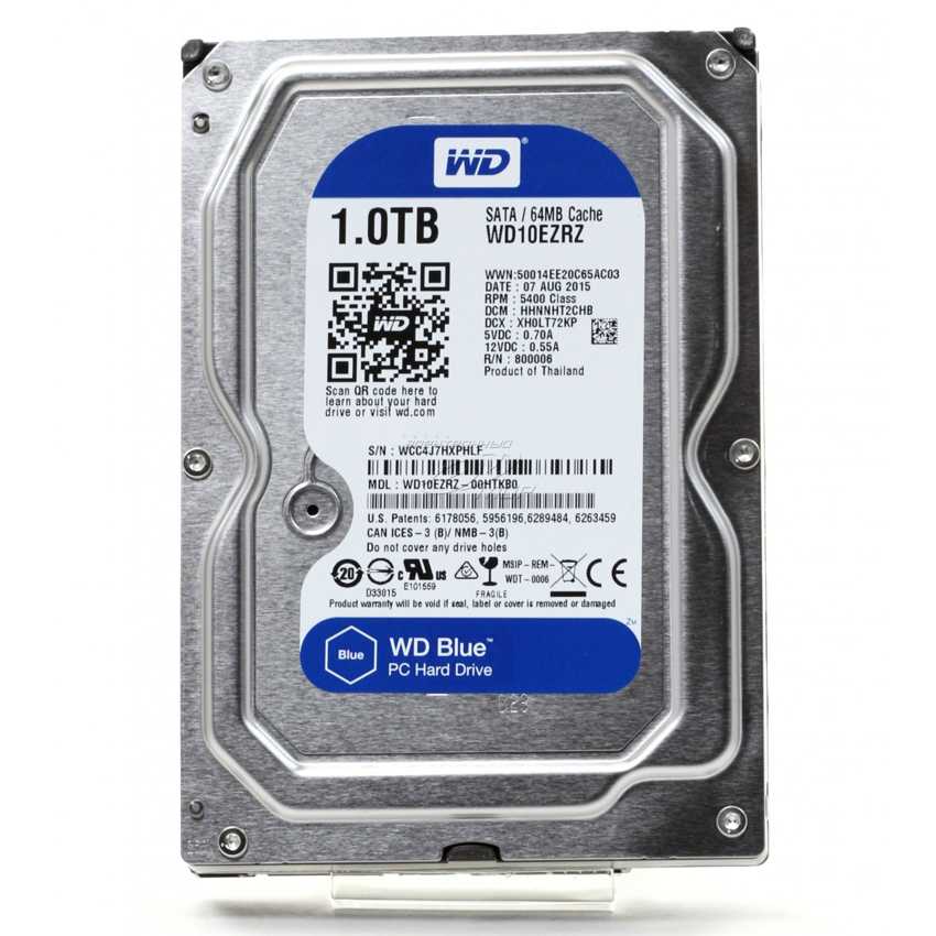 Disco Duro Western Digital 3.5" 1 TB SATA Blue WD10EZRZ