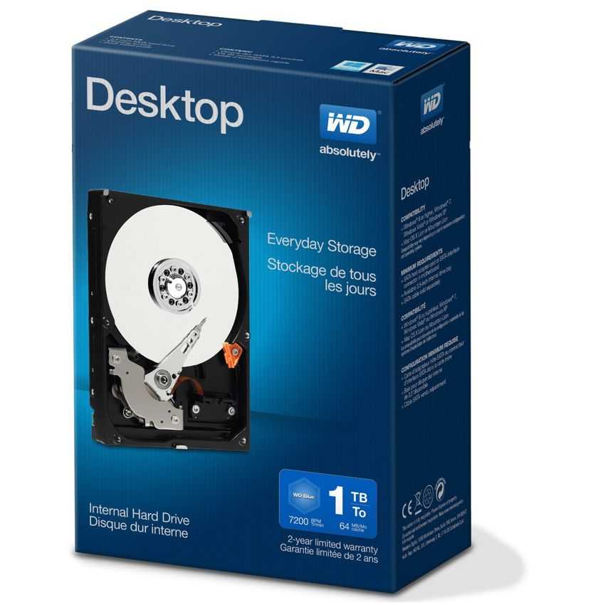 Disco Duro Western Digital 3.5" 1 TB SATA WDBH2D0010HNC-ERSN